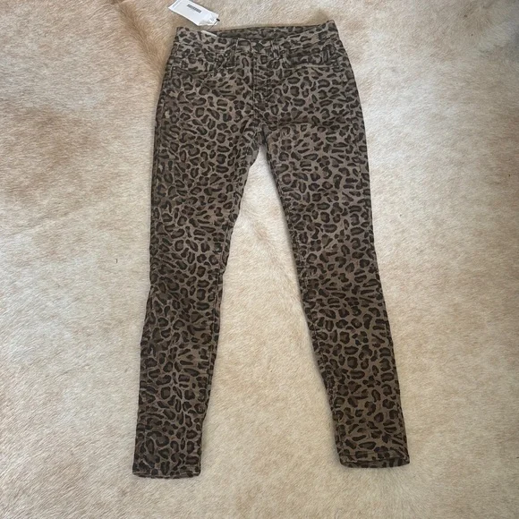 R13 Allison skinny Leopard Print Pants - Picture 5 of 17